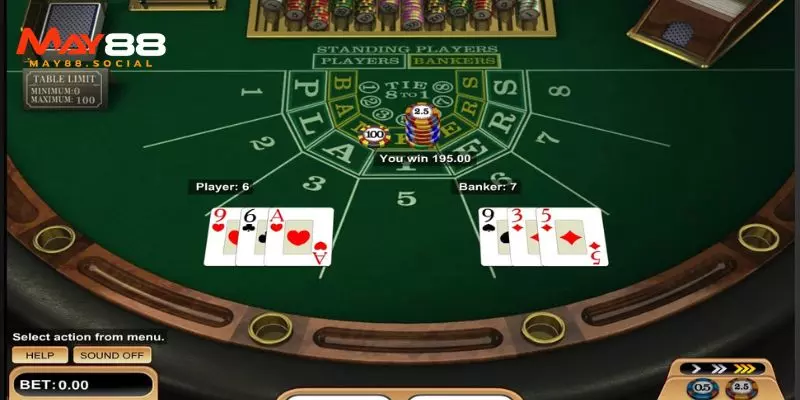 Điều kiện tham gia chơi Baccarat tại May88