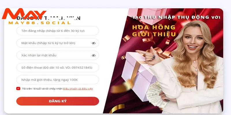 Đăng ký may88 Chuẩn bị các thông tin cá nhân cần thiết khi đăng ký May88